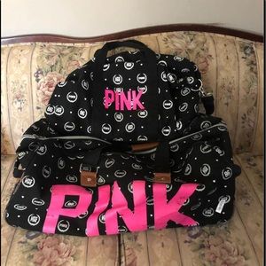 VICTORIA SECRET PINK LUGGAGE SET